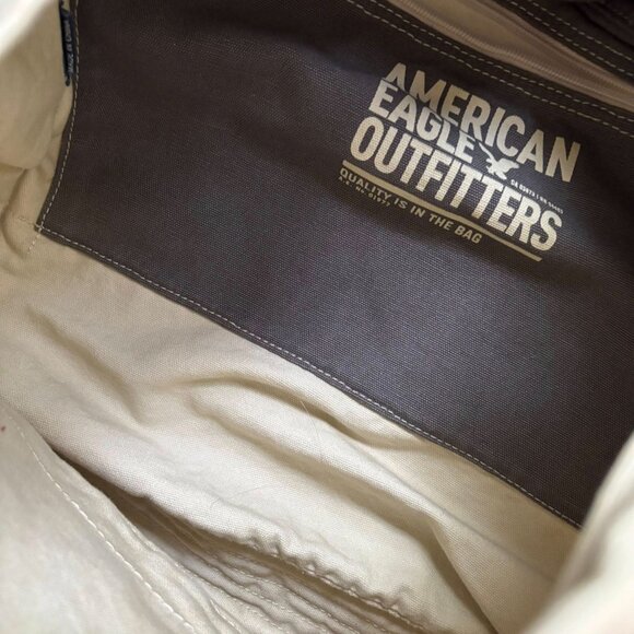 American Eagle Outfitters Canvas Messenger Bag – Eagle Graphic – Adjustable Stra - Picture 3 of 6